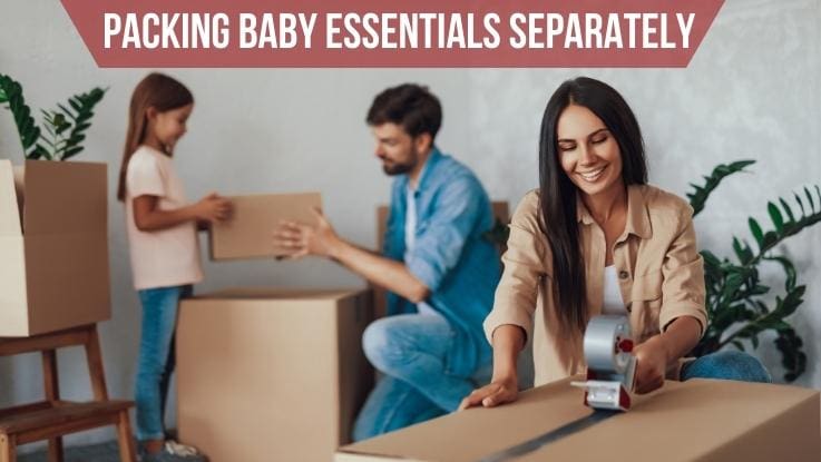 Packing Baby Essentials Separately